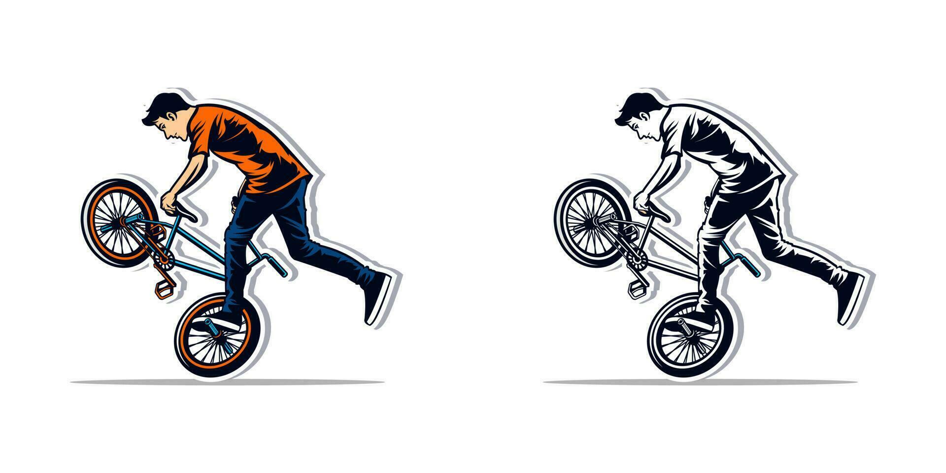 vector de logotipo bmx