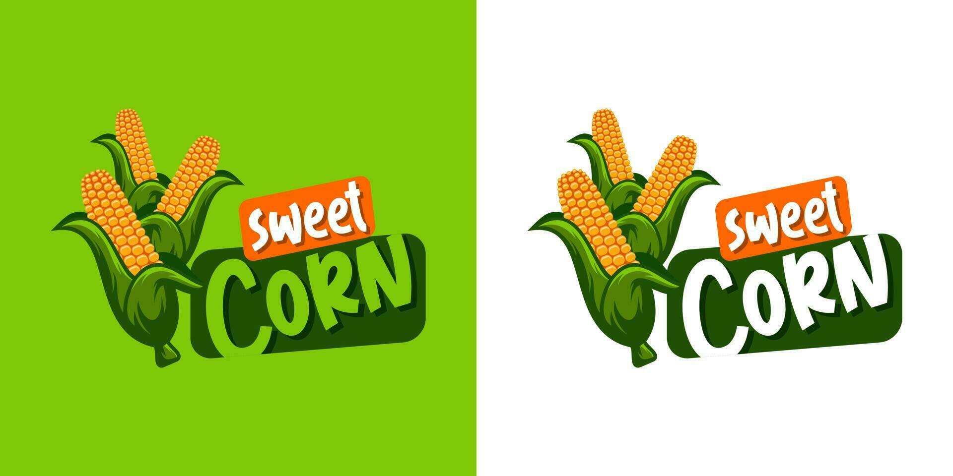 corn logo vector