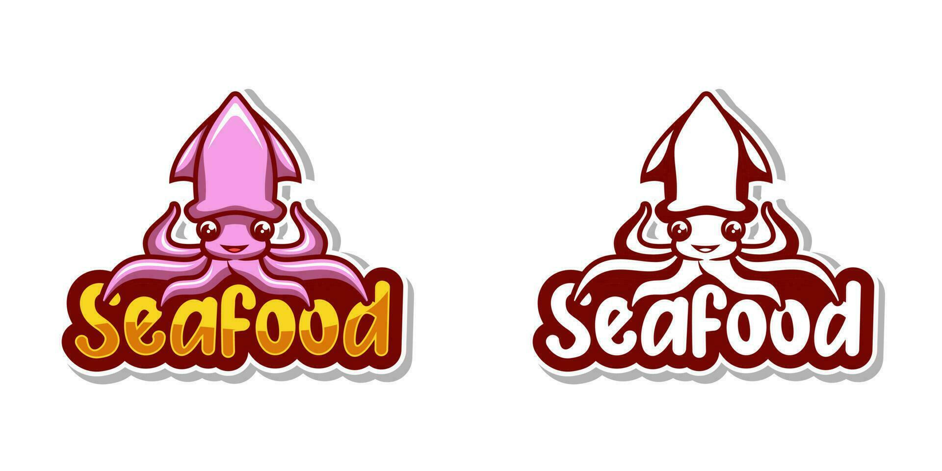 seafood logo vector