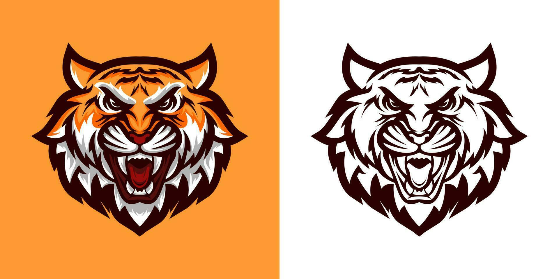 vector de logotipo de tigre