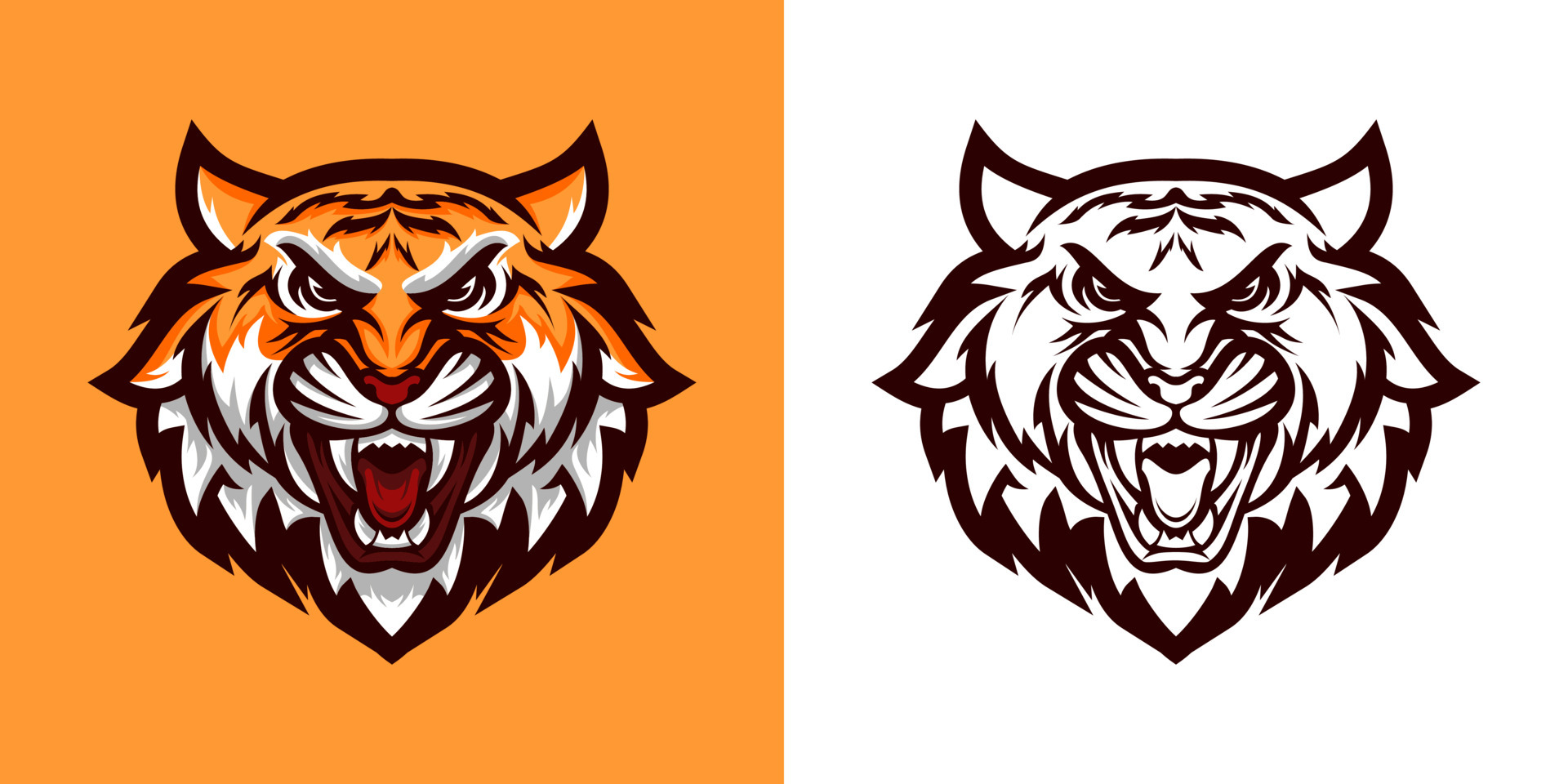 Tiger Logo Vector Art, Icons, and Graphics for Free Download