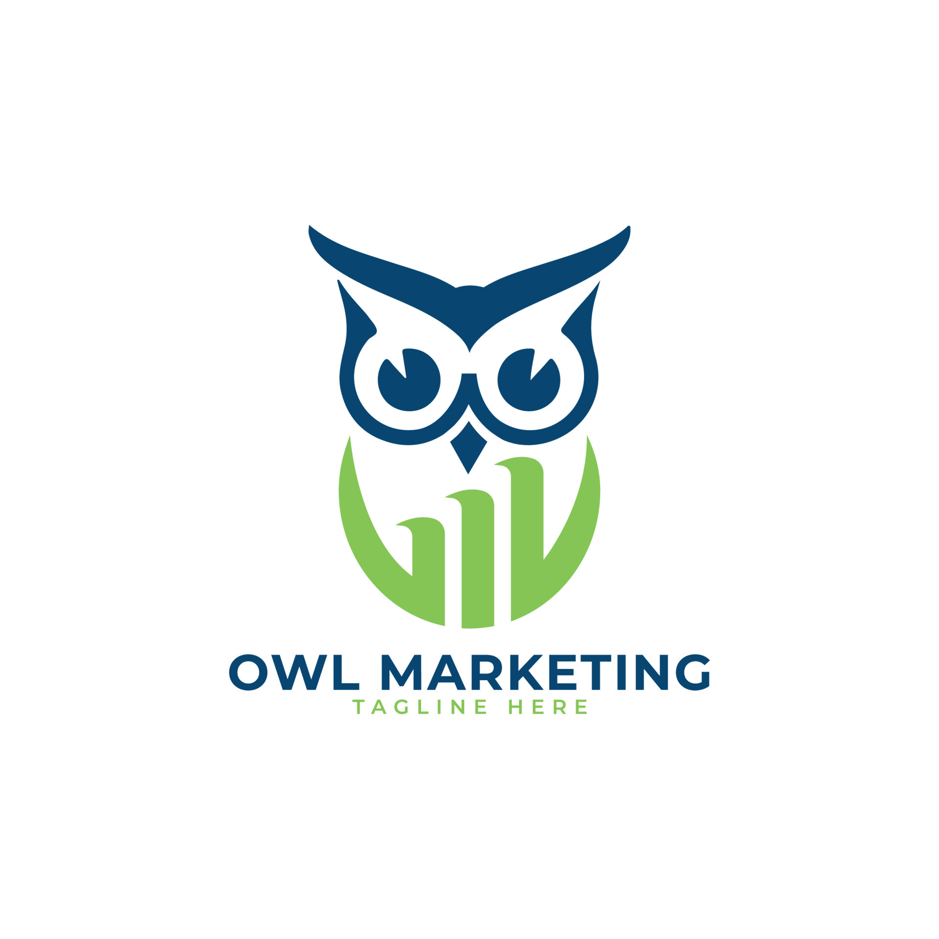 owl marketing logo design concept vector template 5145519 Vector Art at ...