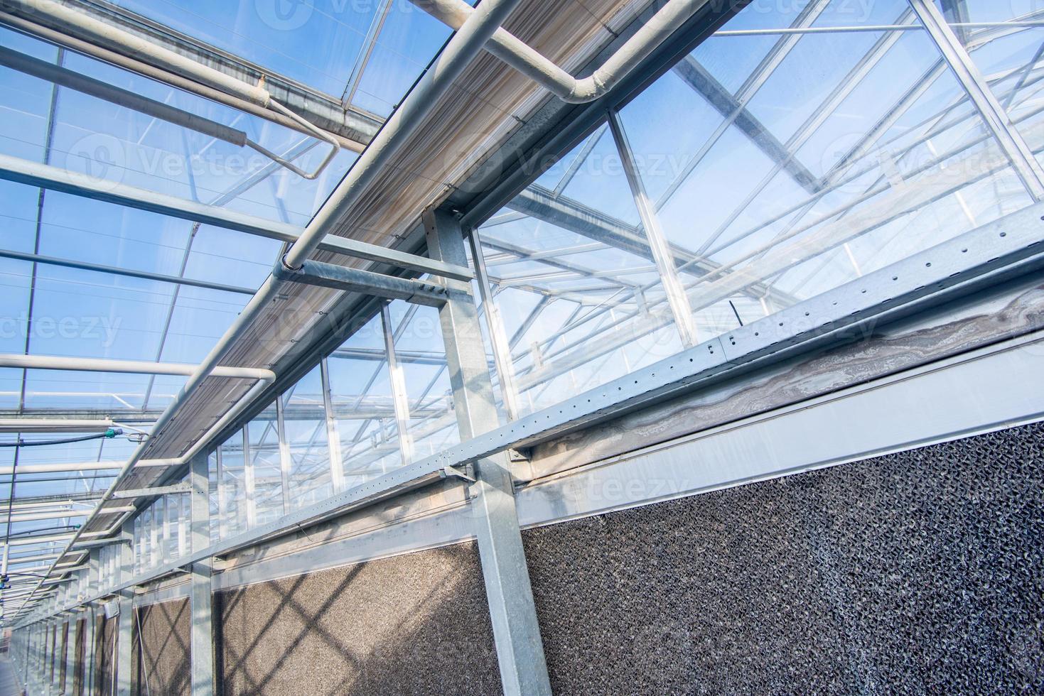 glass roof with filter unit in a modern greenhouse 5145523 Stock Photo