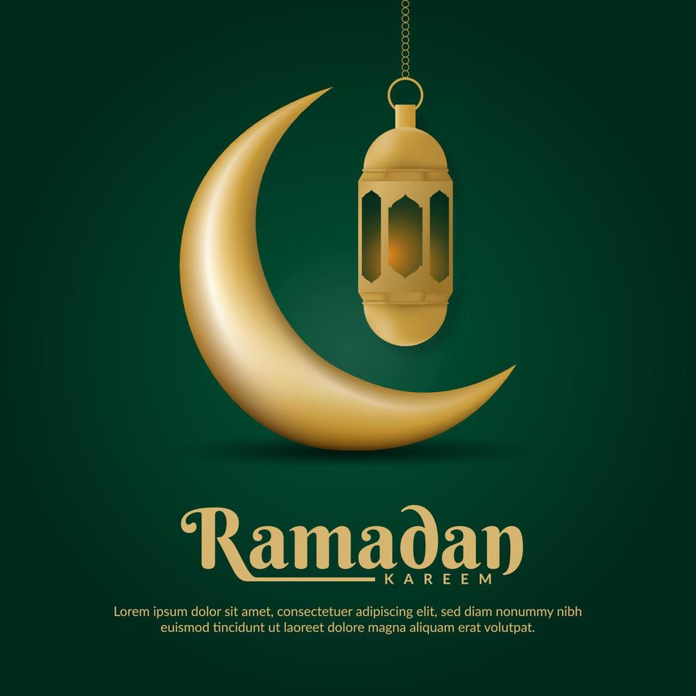 saludo ramadan kareem plantilla de fondo vector