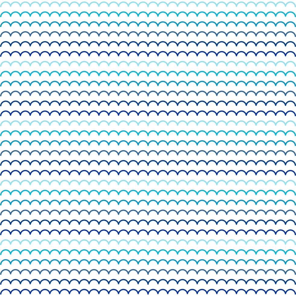 Cute blue wave pattern.eps vector