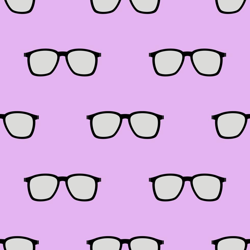 diseño de icono de vector de gafas de patrones sin fisuras. diseño plano sencillo. para las necesidades de fondo, papel tapiz, telón de fondo, portada, impresión y diseño gráfico.