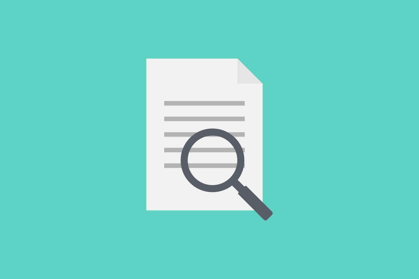 File search icon vector