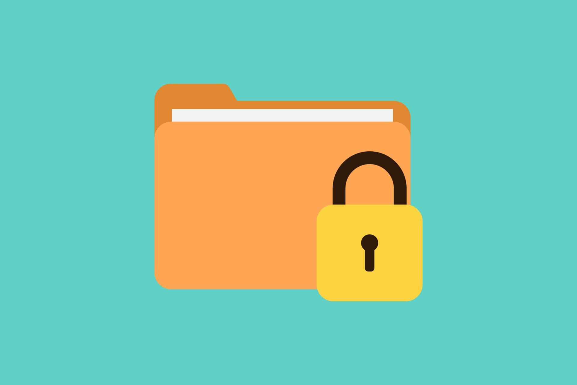 Folder file lock icon vector 5145825 Vector Art at Vecteezy