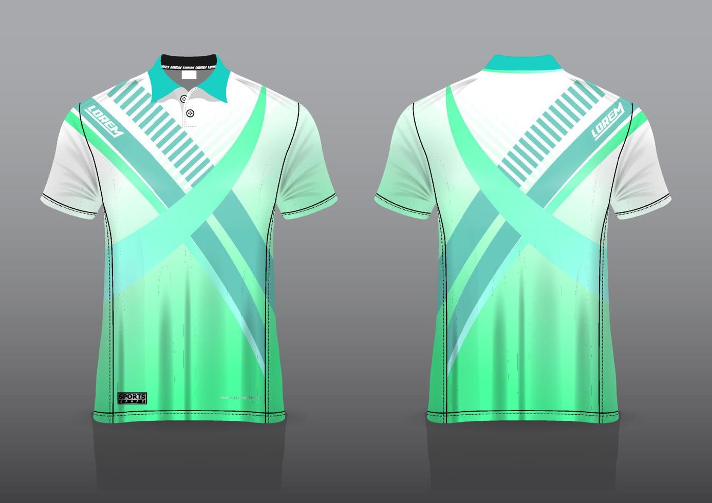 diseño de uniforme de polo para deportes al aire libre vector