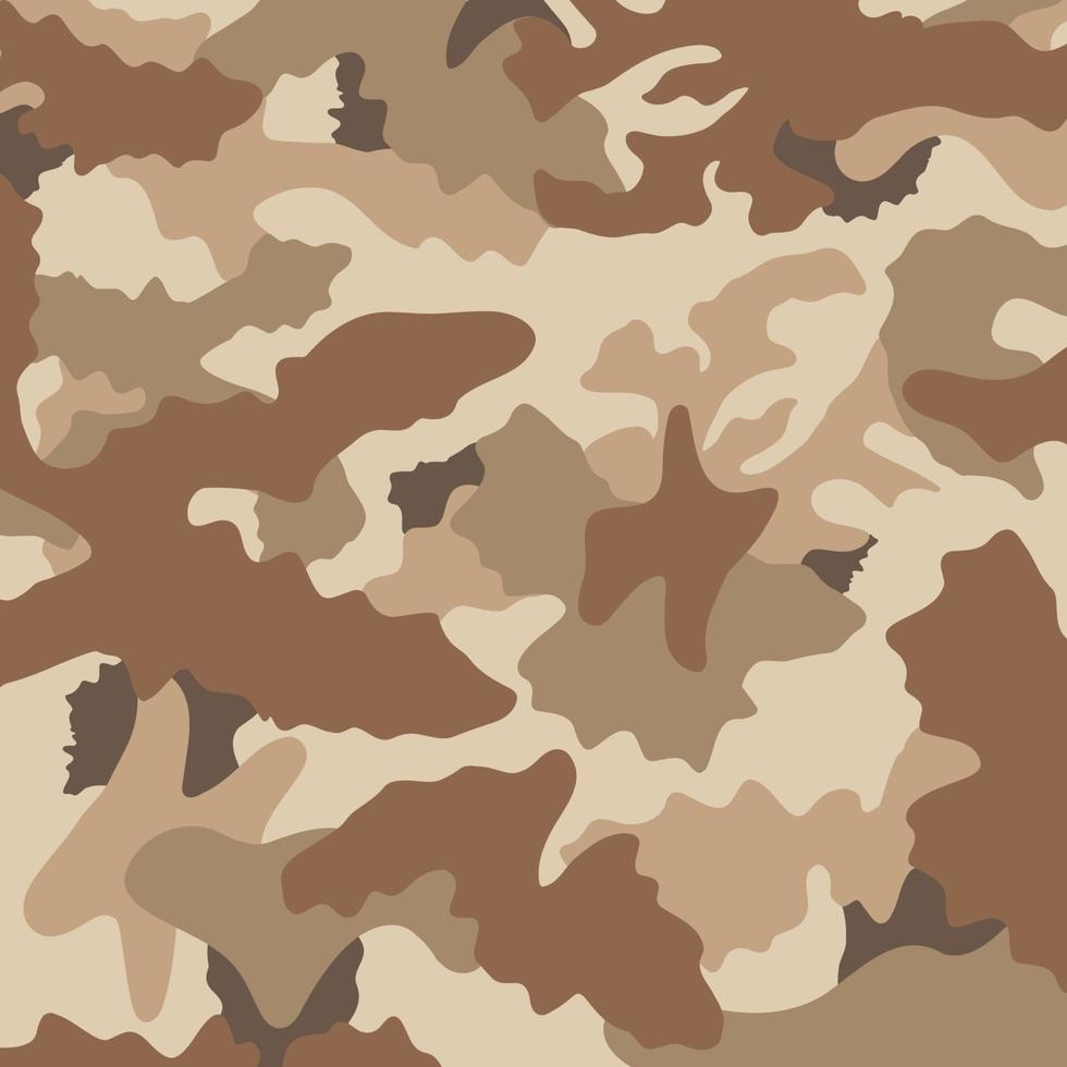 abstract army brown desert sand storm field stripes camouflage pattern military background suitable for print cloth vector