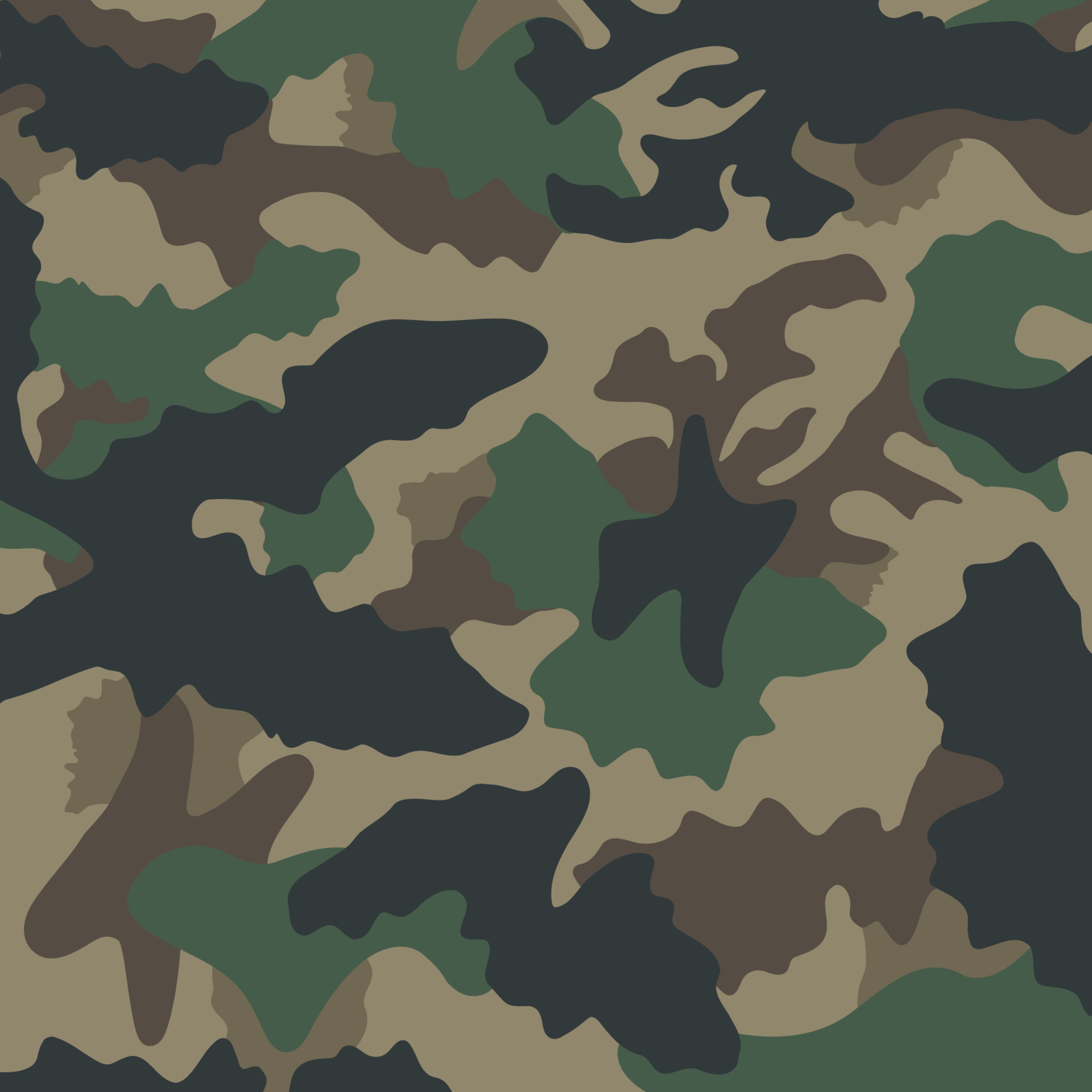 abstract army woodland jungle forest camouflage stripes pattern