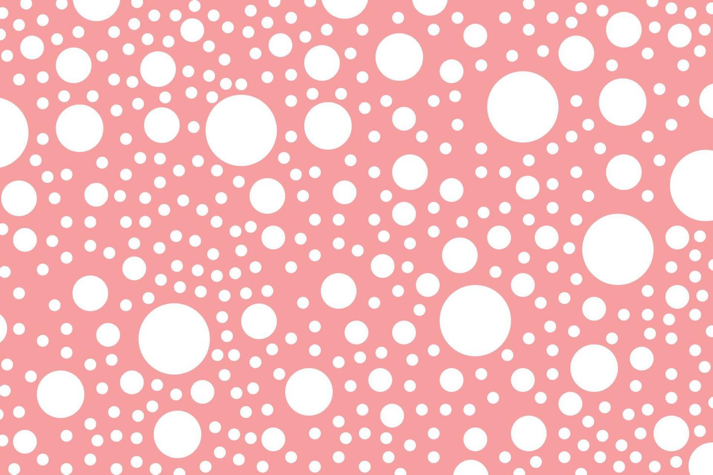 abstracto bastante lindo patrón de lunares retro elegante vintage rosa concepto de fondo ancho para impresión de moda vector