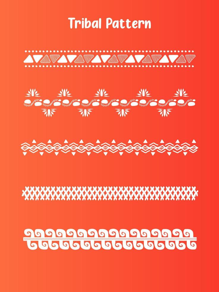 various tribal abstract patterns EPS FREE vector