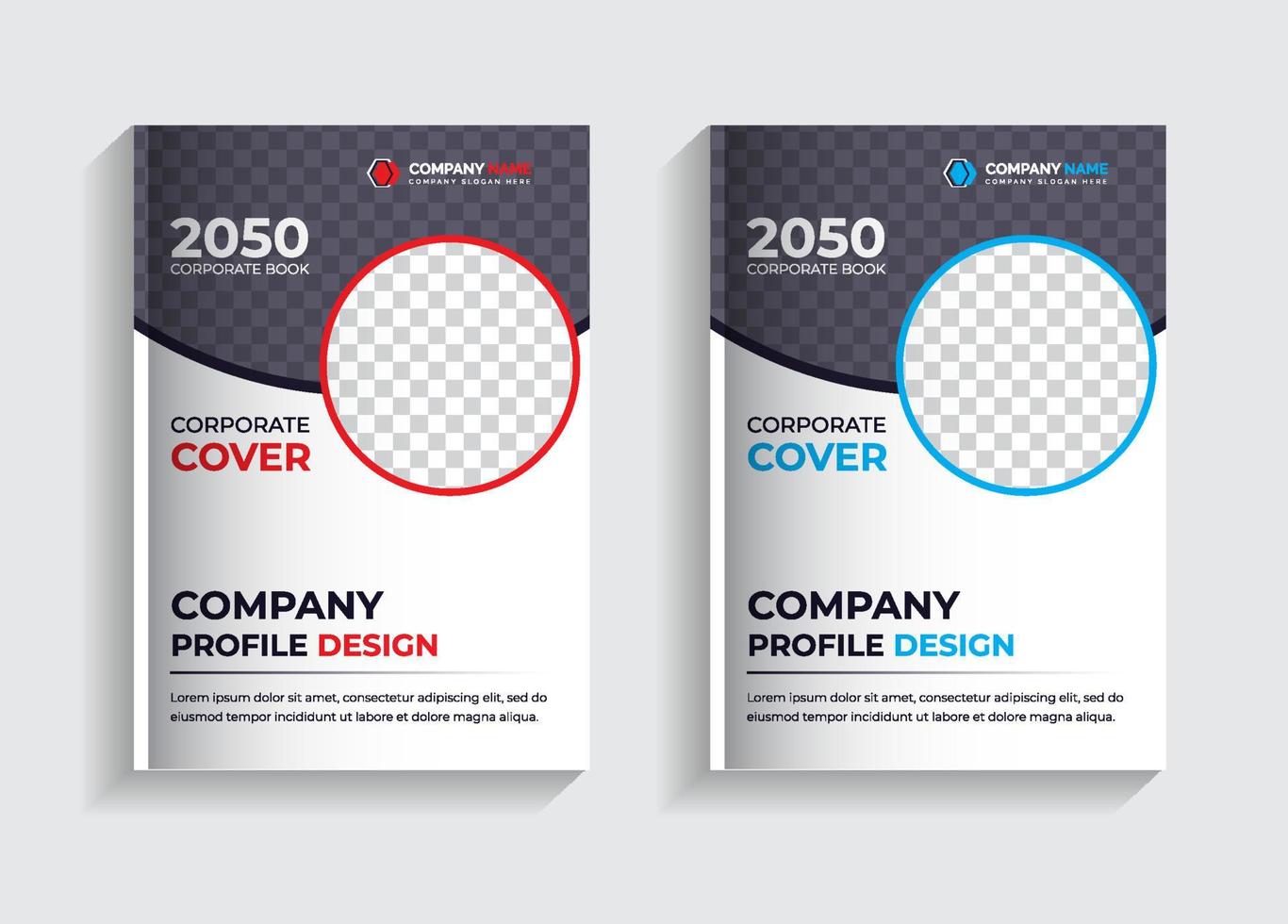 New Corporate Business Book Cover Template Design, Annual Report, Business Page, Social Media Post, and ads Design, Digital Banner,  Business Agency, Book Cover, Professional Brochure Template Design. vector