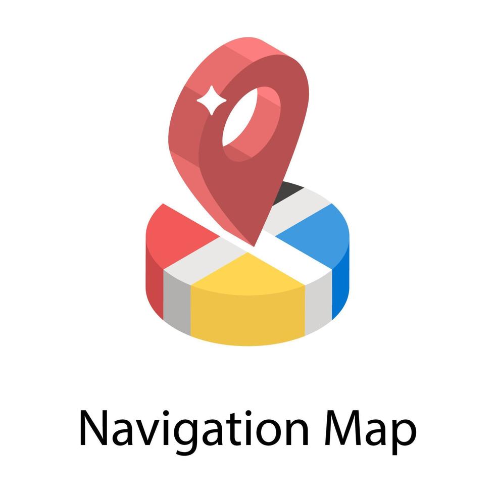 Navigation Map Concepts vector