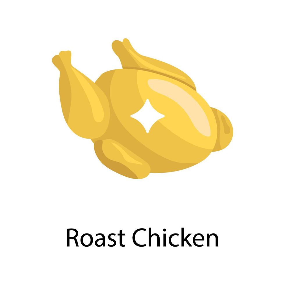 Roast Chicken Concepts vector