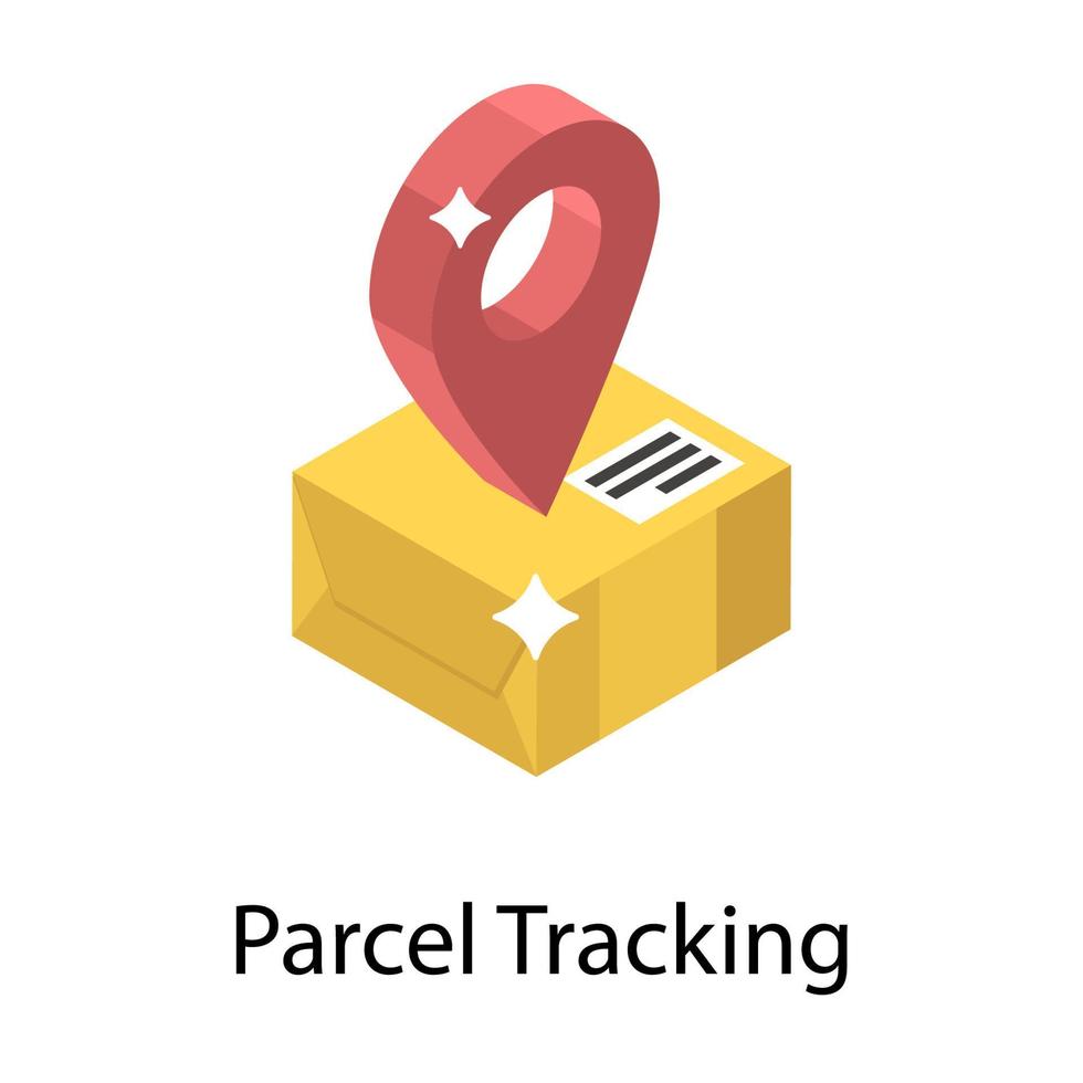 Parcel Tracking Concepts vector