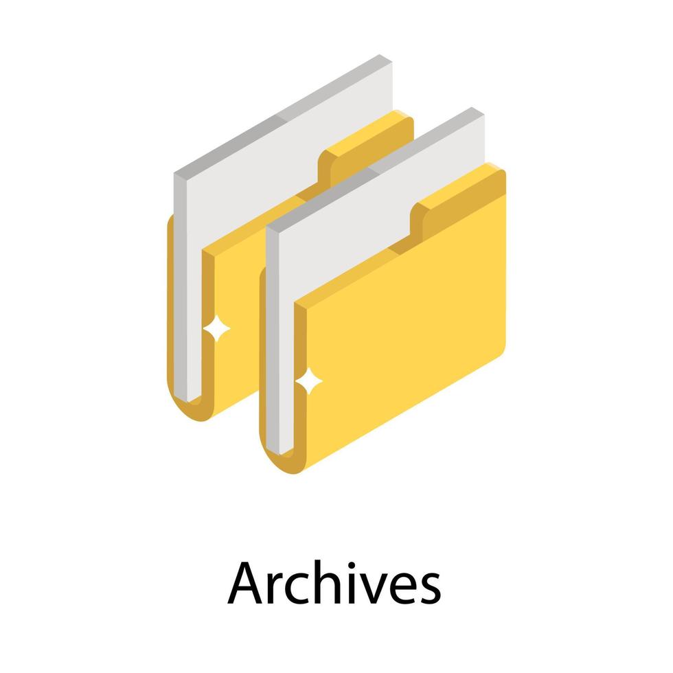 Trendy Archives Concepts vector
