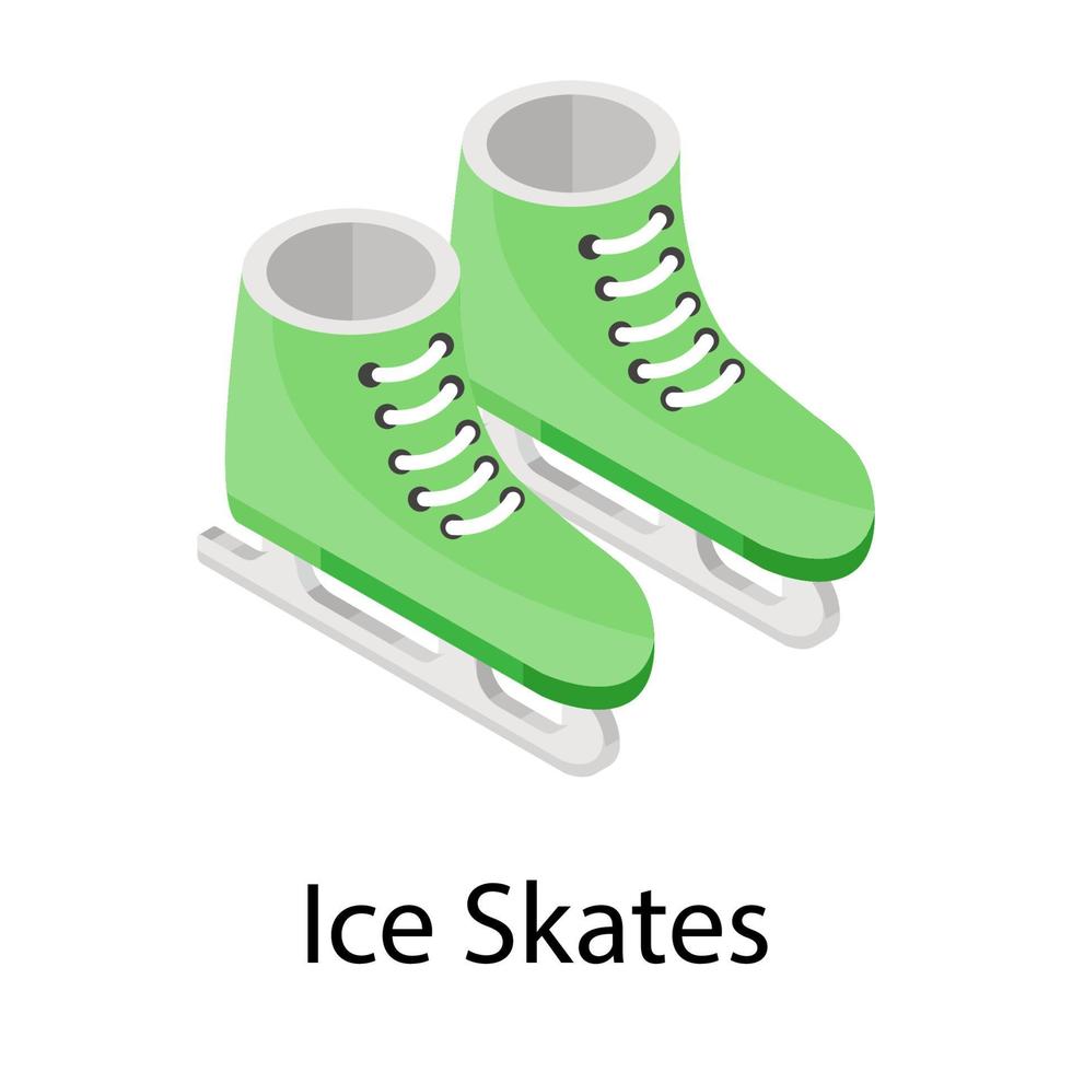 Ice Skates Concepts vector