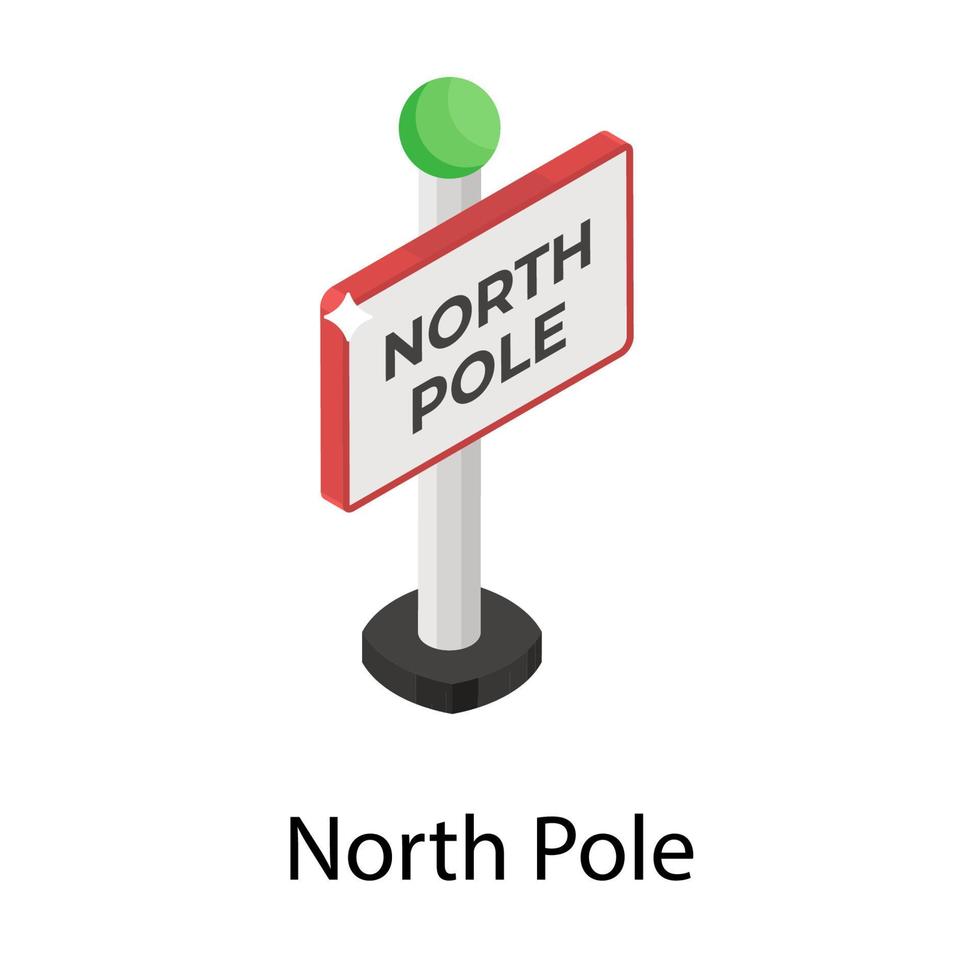 North Pole Concepts vector
