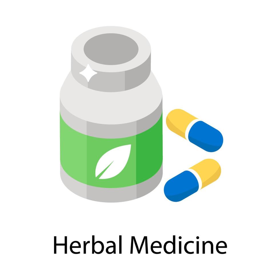 Herbal Medicine Concepts vector