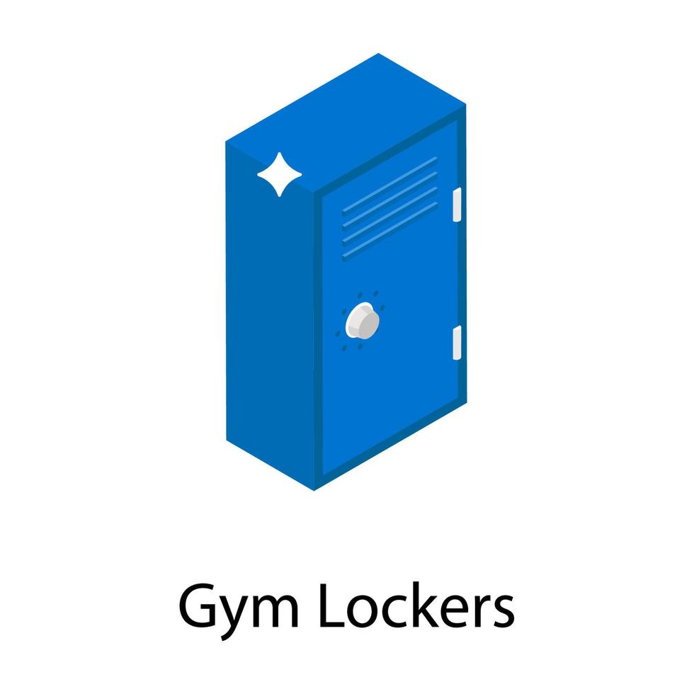 Gym Locker Concepts vector