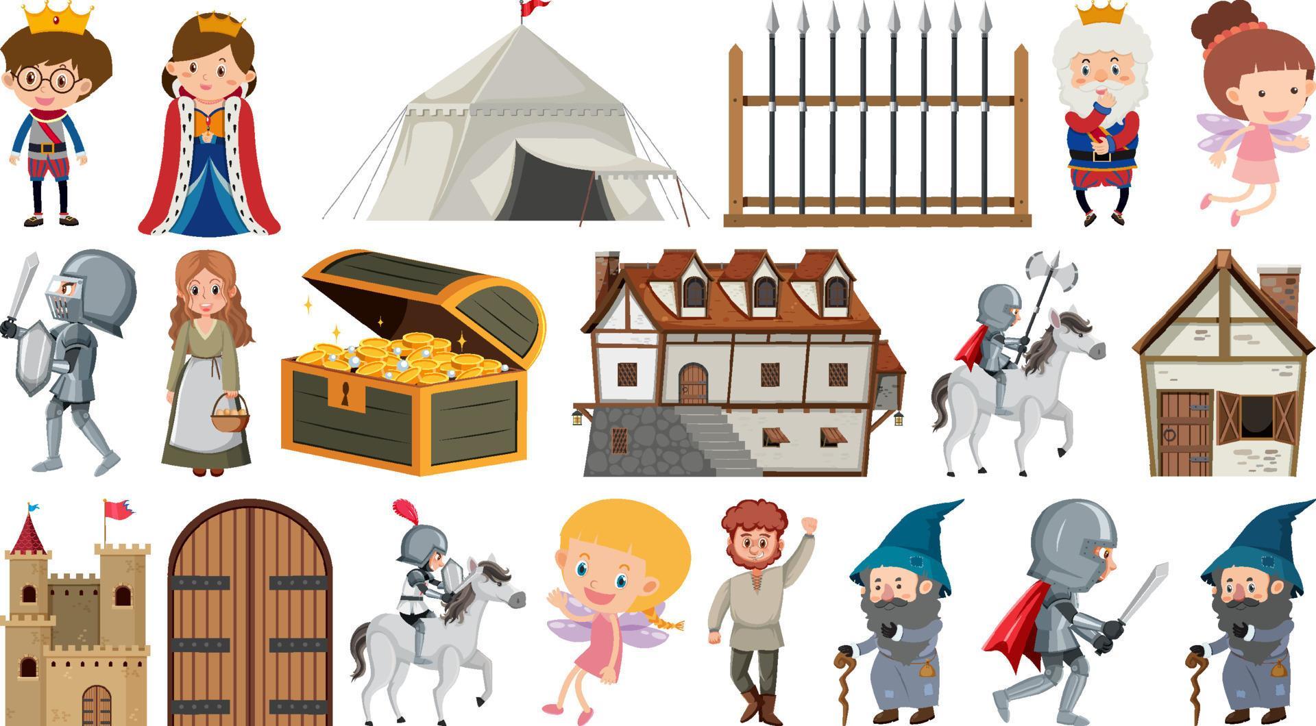 Set Of Fantasy Cartoon Characters 5147501 Vector Art At Vecteezy Set Of Fantasy Cartoon Characters 5147501 Vector Art At Vecteezy