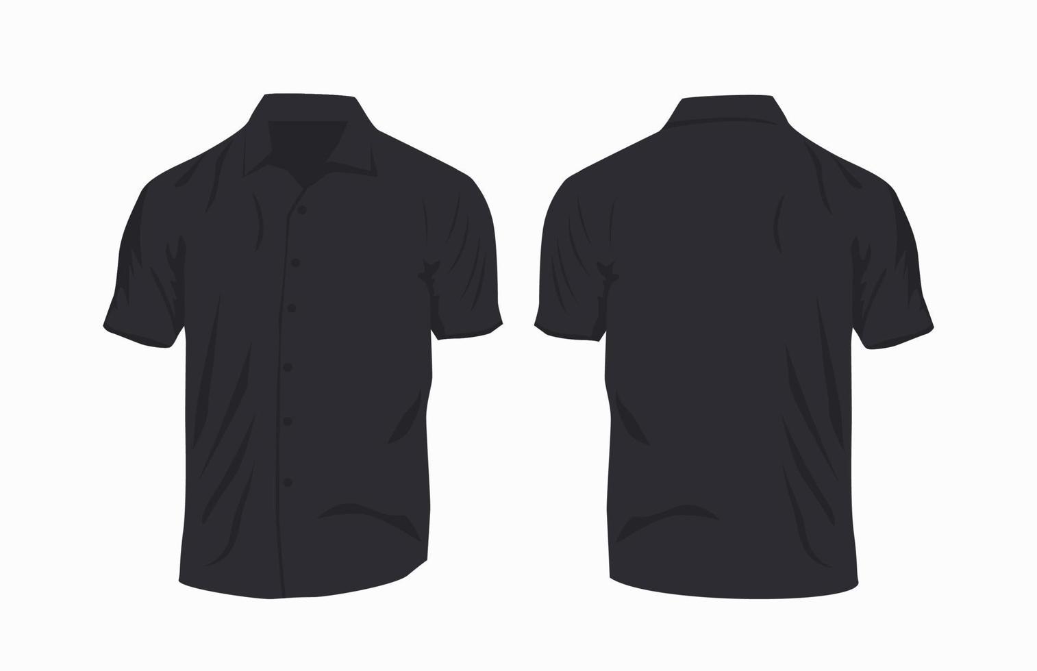Shirt Template Realistic Vect... vector