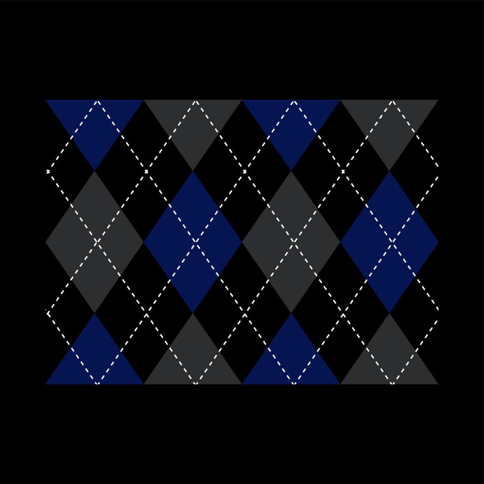 Pattern argyle seamless background vector