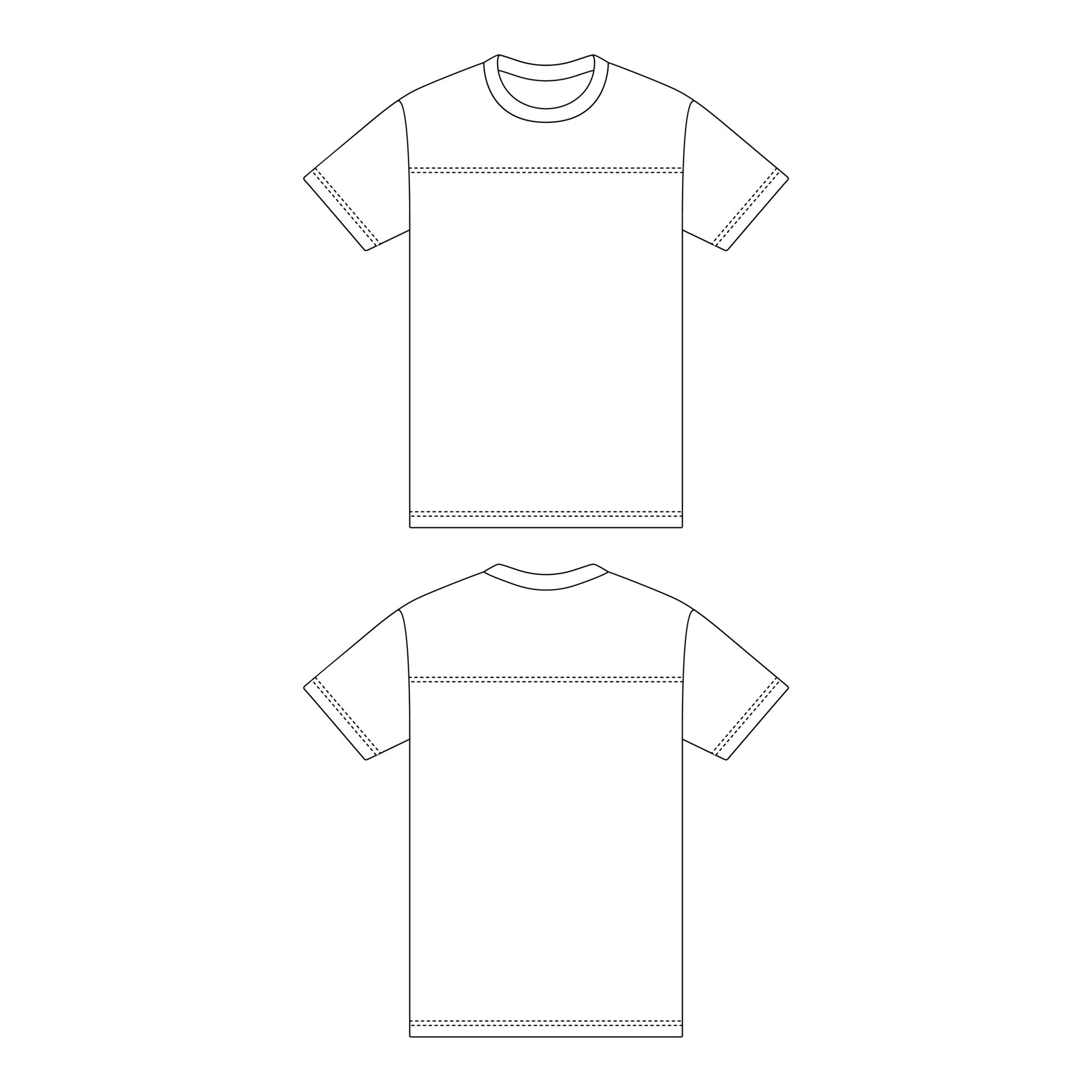 Template football jersey vector illustration flat sketch design