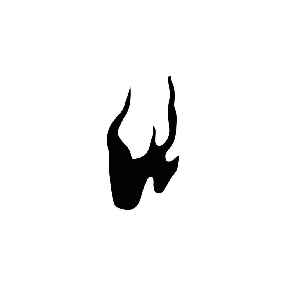 diseño plano de iconos de vector de llamas de fuego