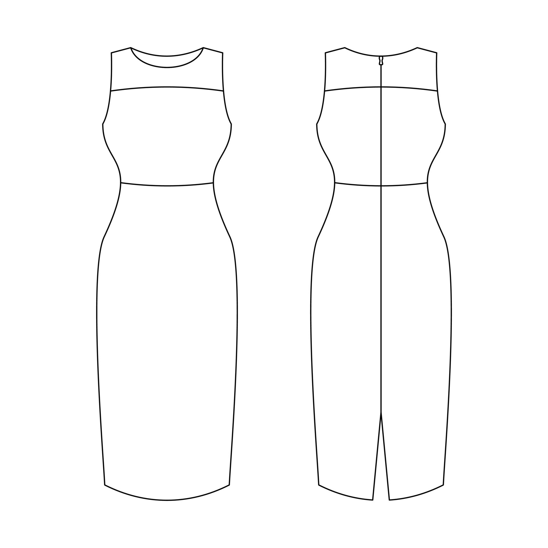 Sheath Dress Vector Images over 130