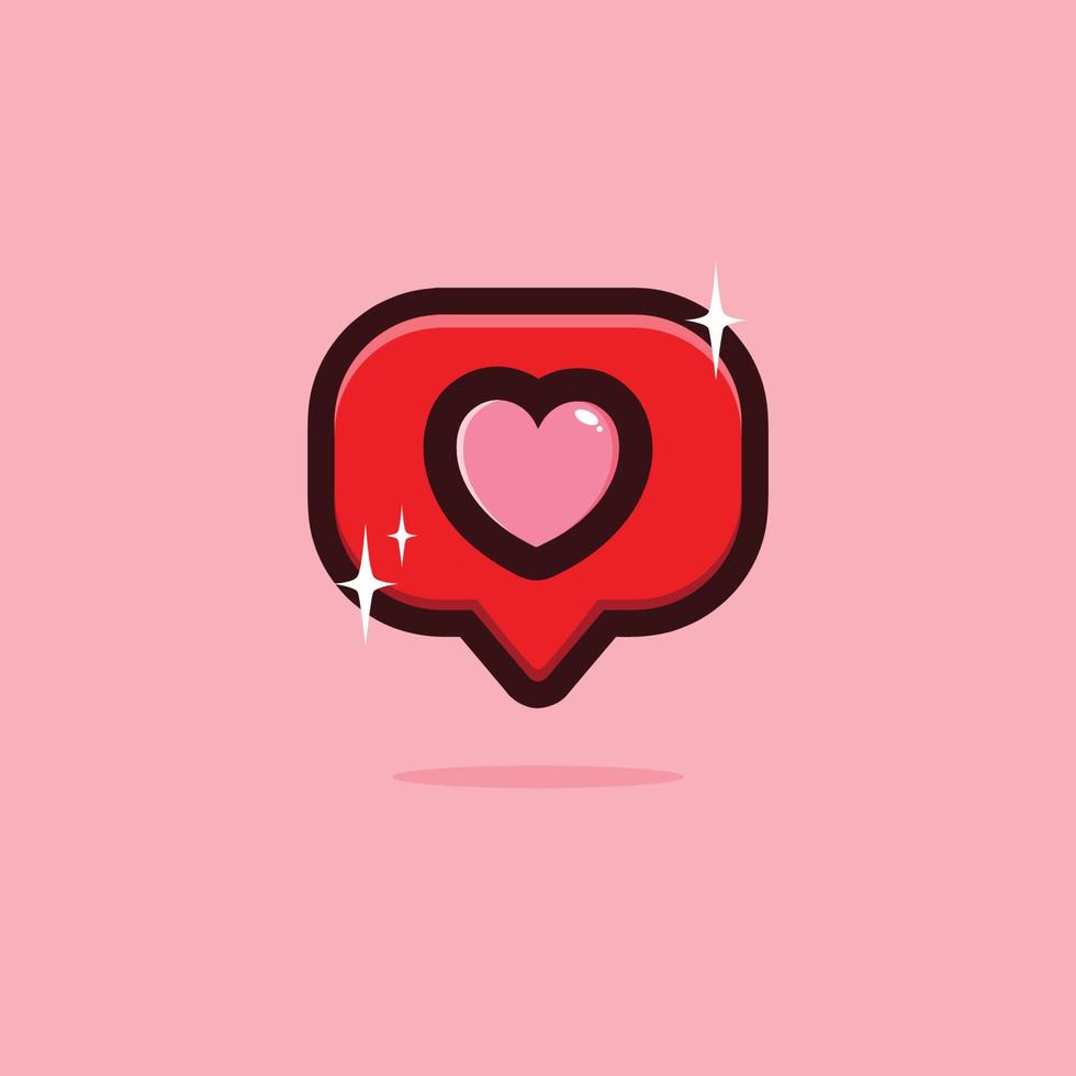 love chat symbol vector design