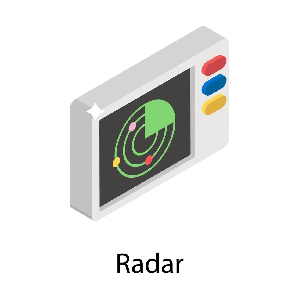 conceptos de radar de moda vector