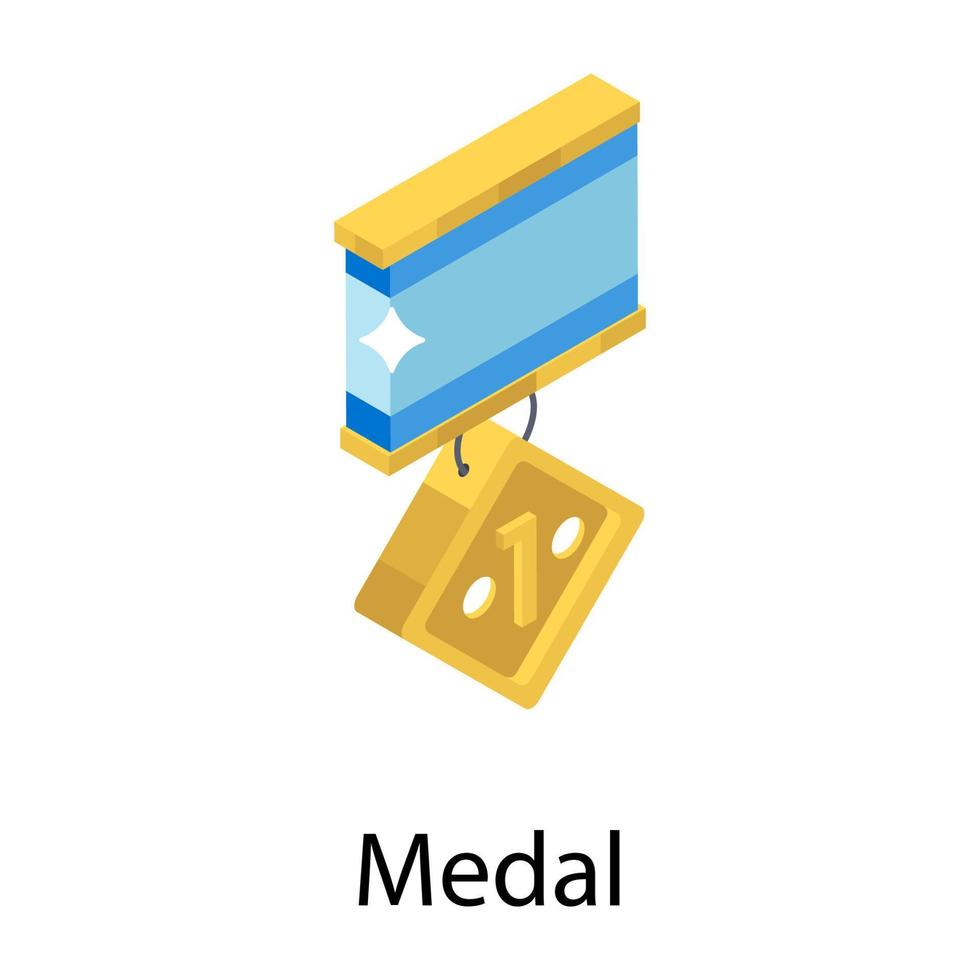 conceptos de medallas de moda vector