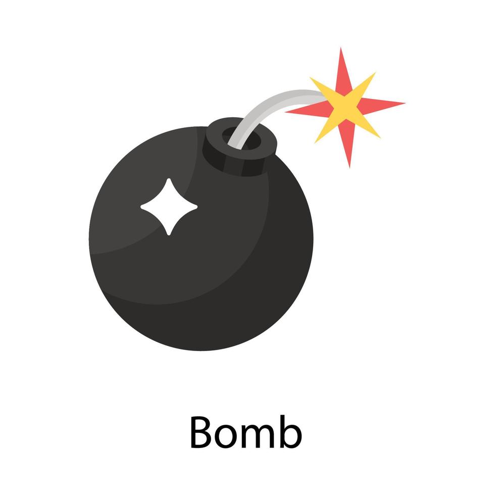 Trendy Bomb Concepts vector