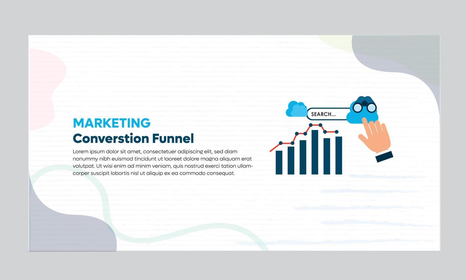 Flat blog image design, Blog post banner template, Featured Image design, Social Media Imagery vector