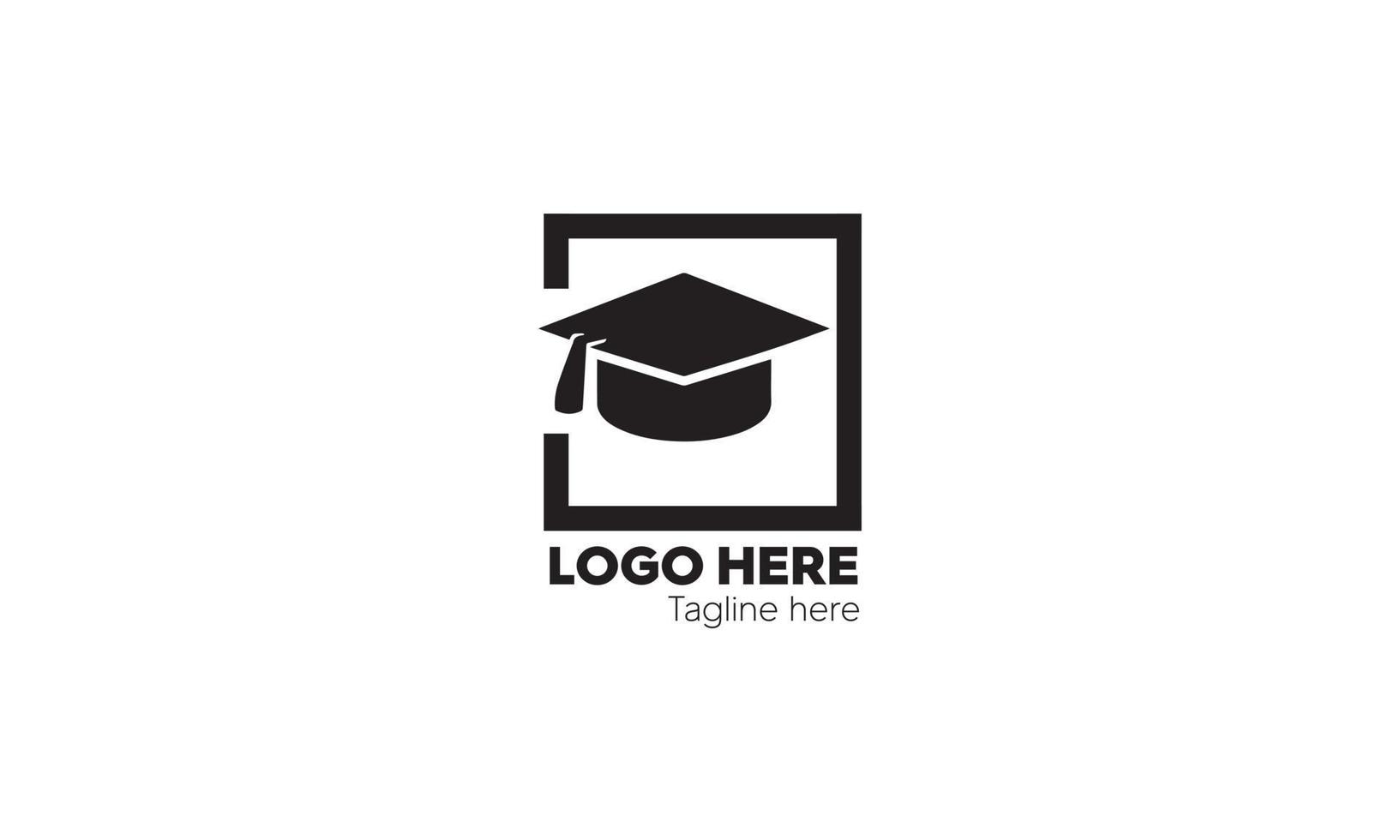 unique logo design for Educational institution,  simple academic logo design vector