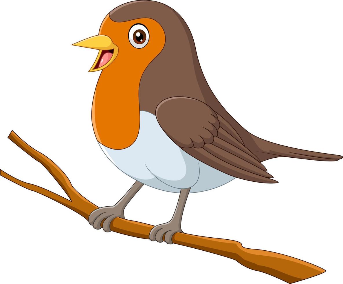 robin flying clipart