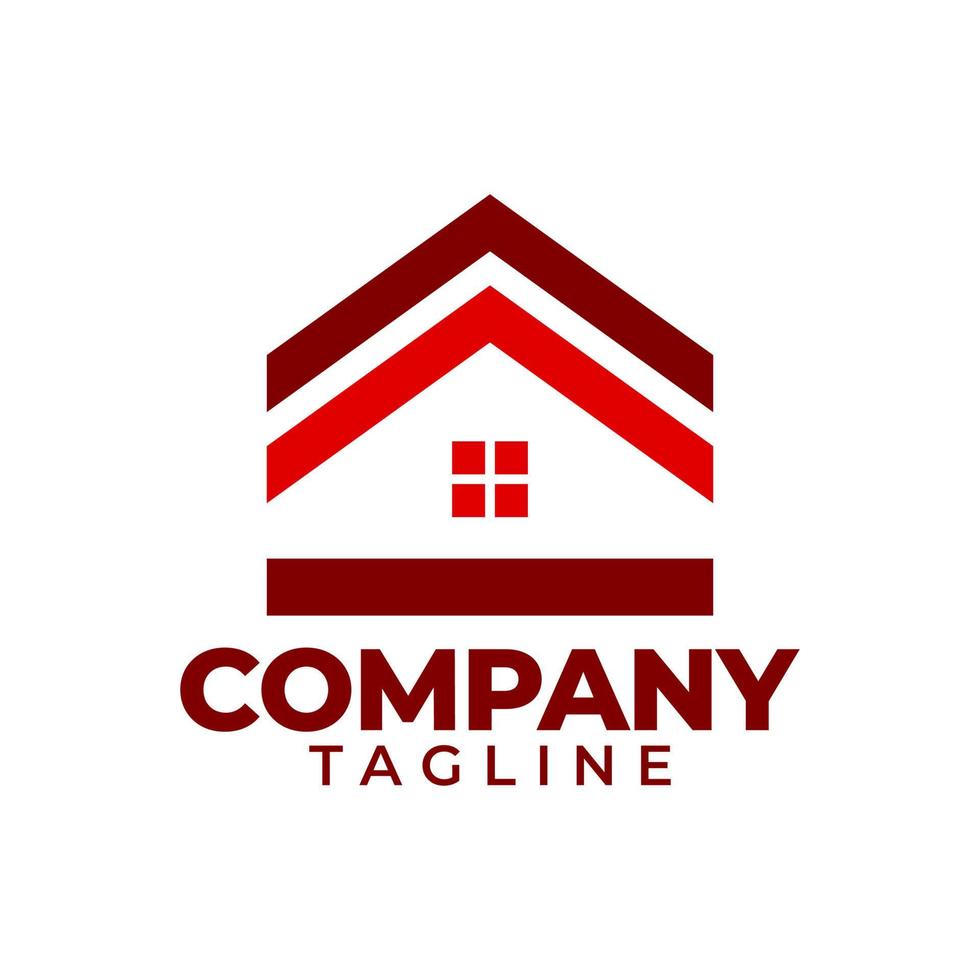 house logo for real estate company vector