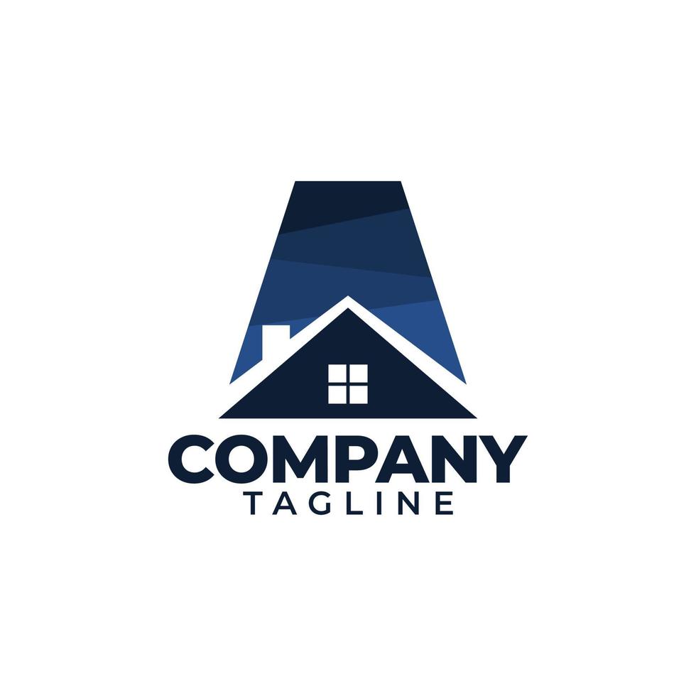 house logo for real estate company vector