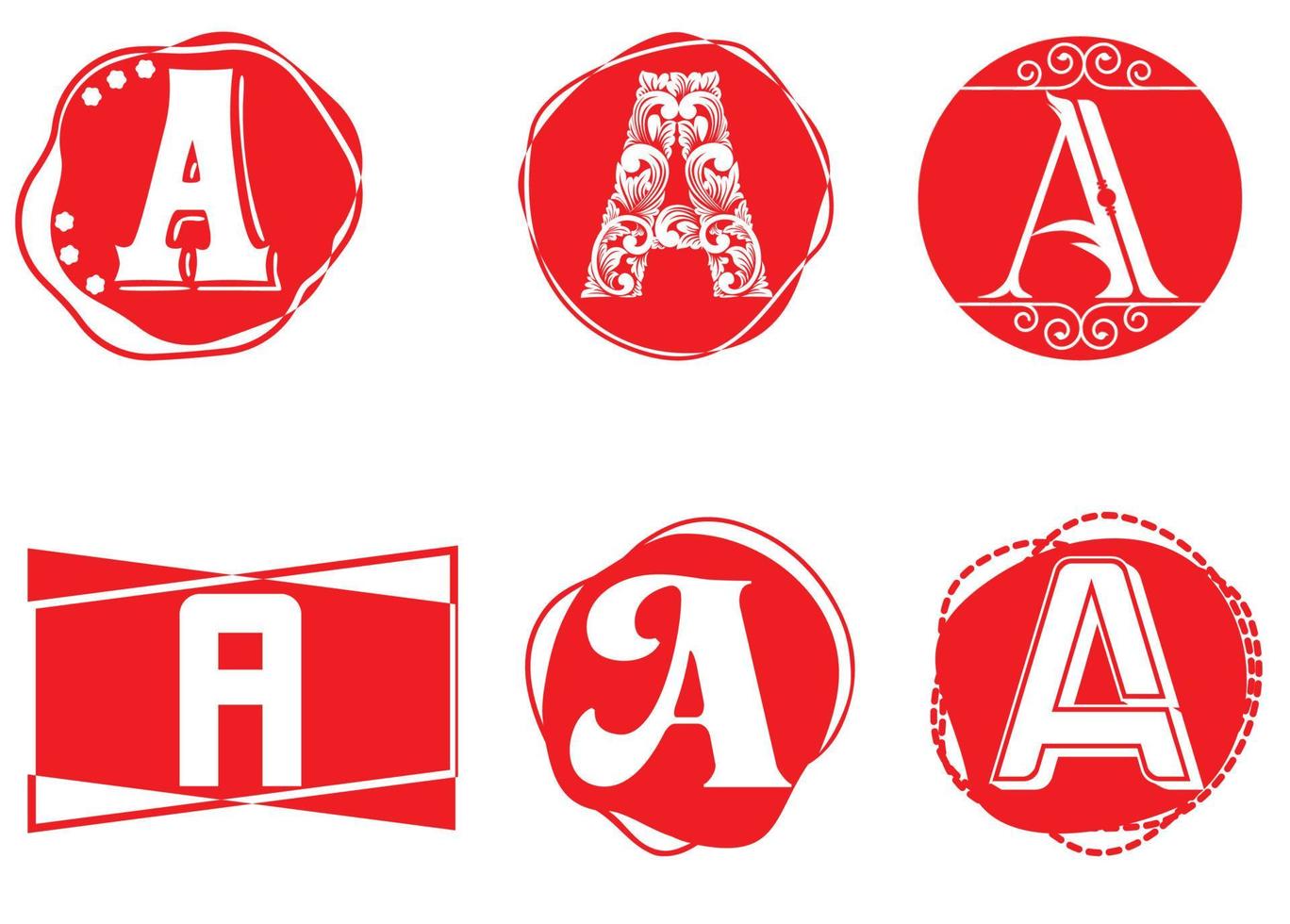 una plantilla de diseño de logotipo e icono de letra vector