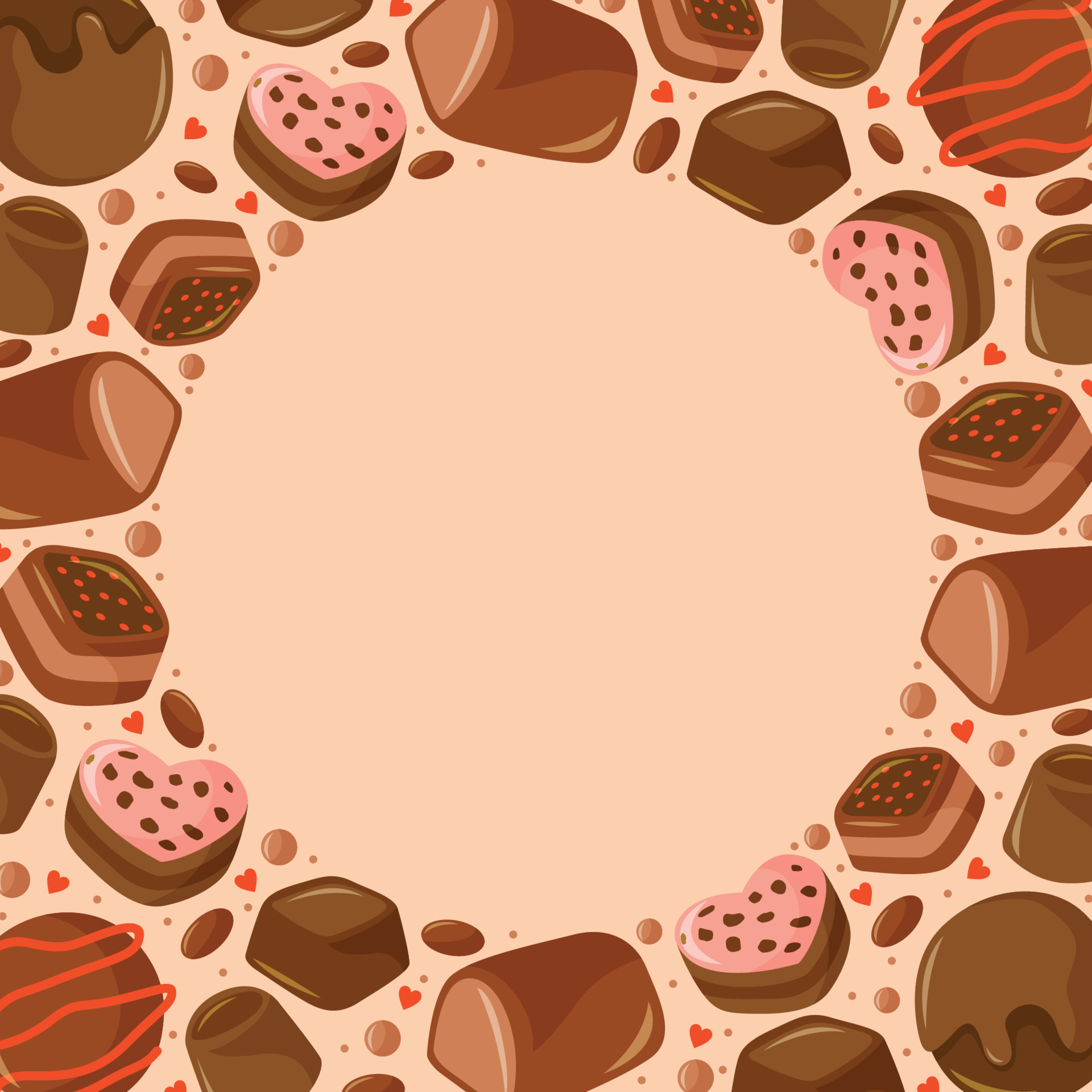 Chocolate Background Concept 5152630 Vector Art at Vecteezy