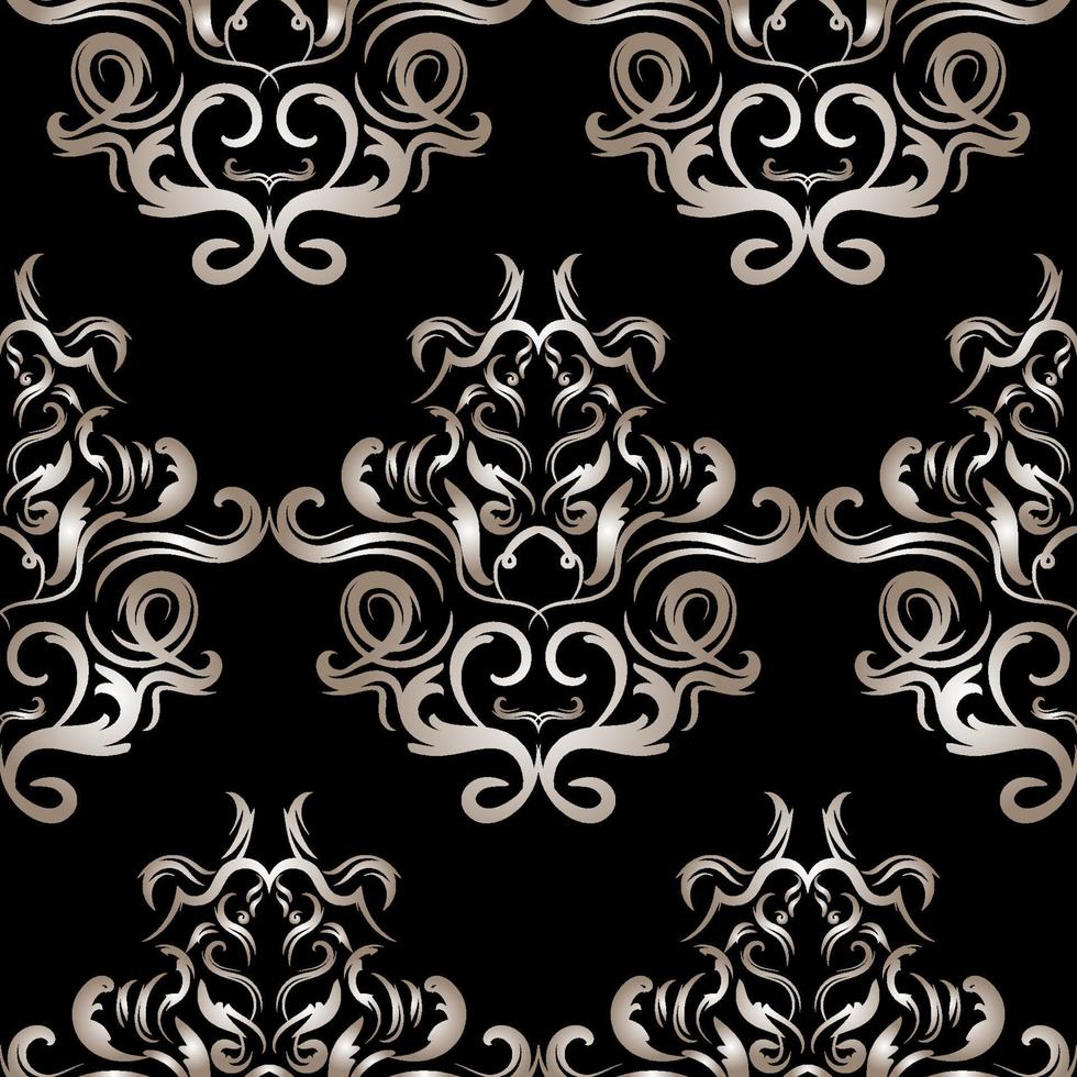 Floral or ornament seamless pattern elegant texture backgrounds vector