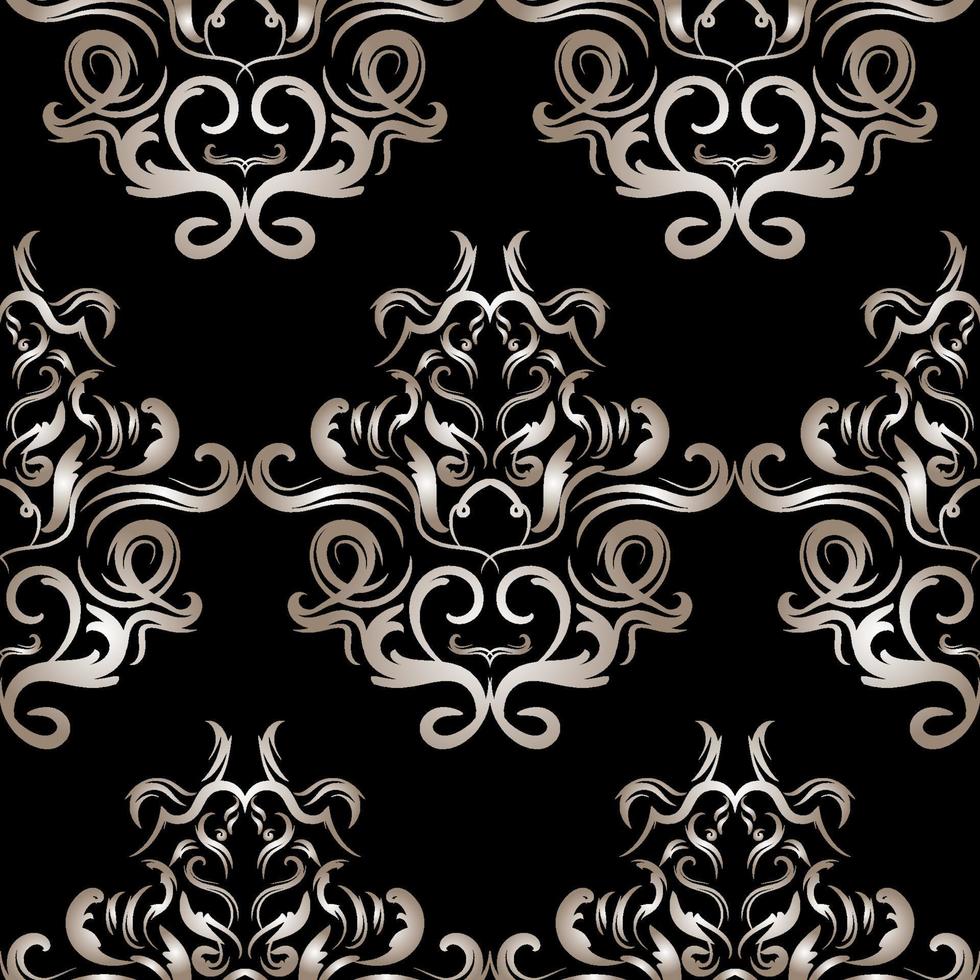 Floral or ornament seamless pattern elegant texture backgrounds vector