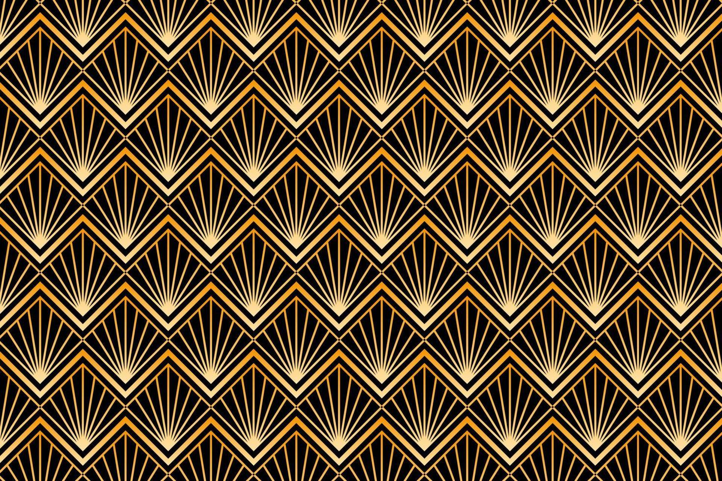 golden square pattern in black background vector