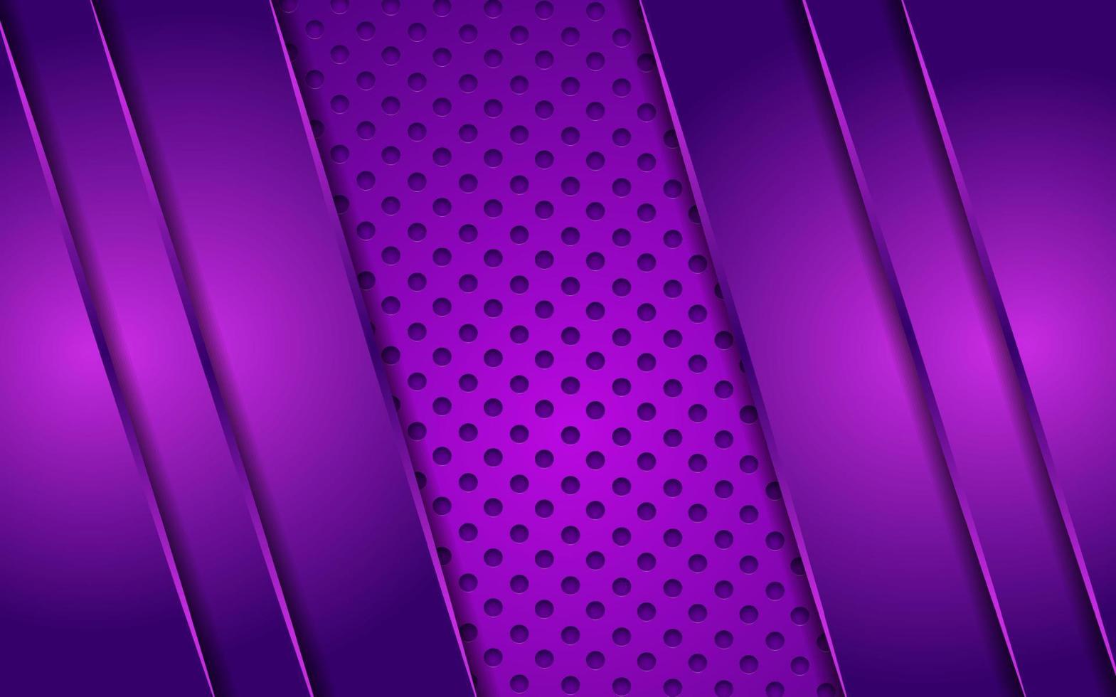 Abstract futuristic dark purple background with shiny lines vector