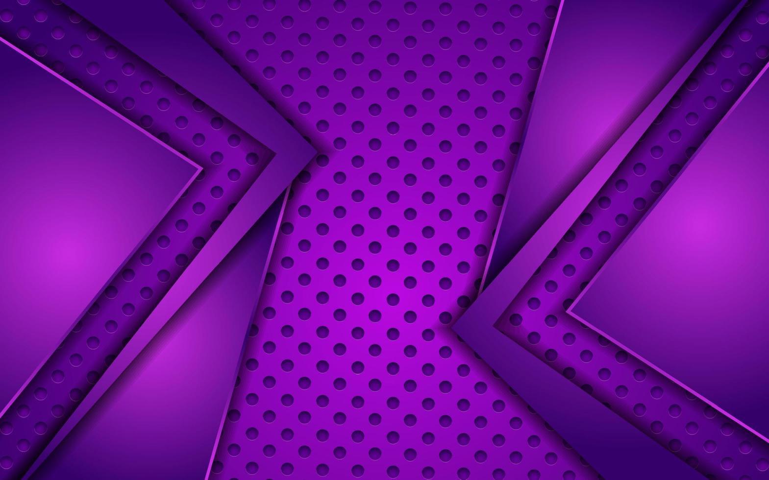 Abstract futuristic dark purple background with shiny lines vector