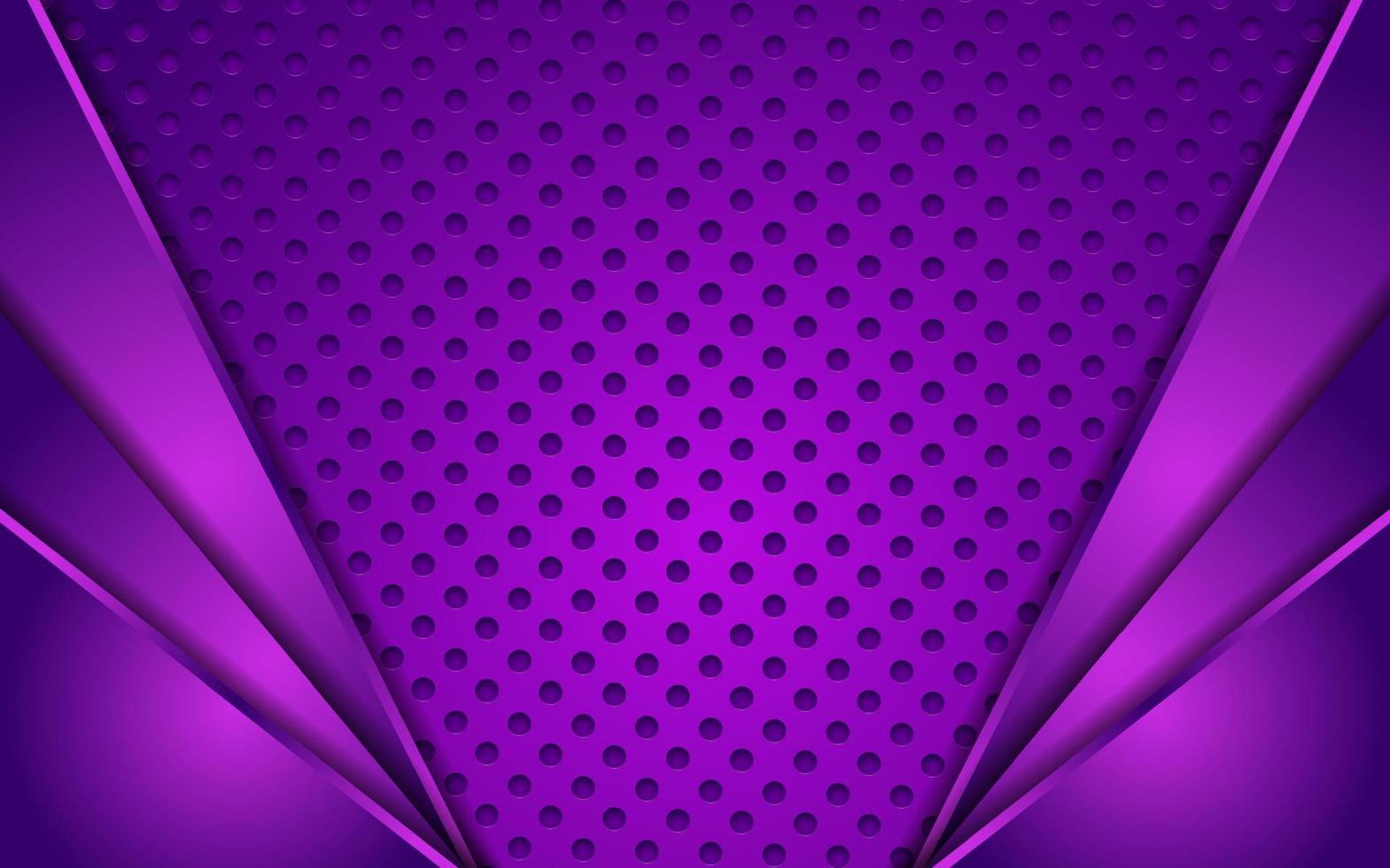 Abstract futuristic dark purple background with shiny lines vector