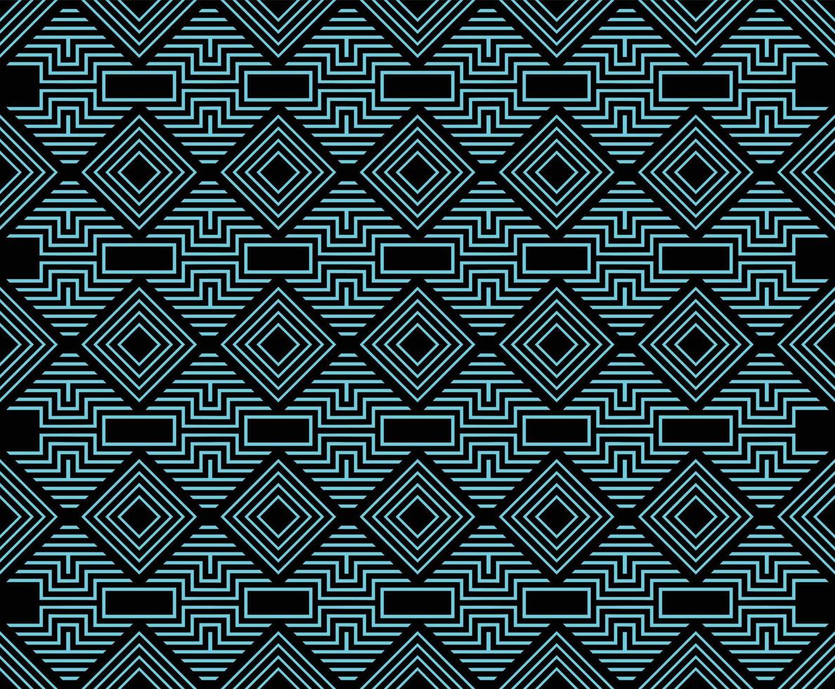 Texture Pattern of interconnected geometric lines. green background Seamless vector pattern. Geometric background with rhombuses and knots. Abstract geometric pattern.